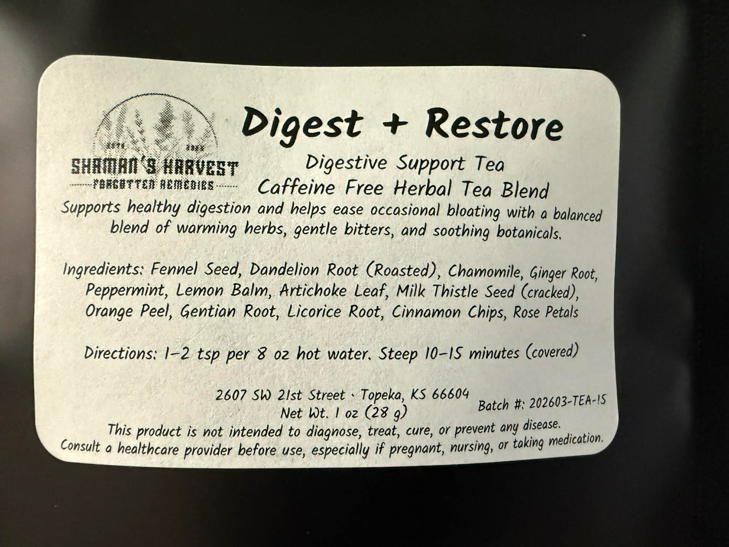 Digestive Ritual - A simple daily ritual for balance and support.