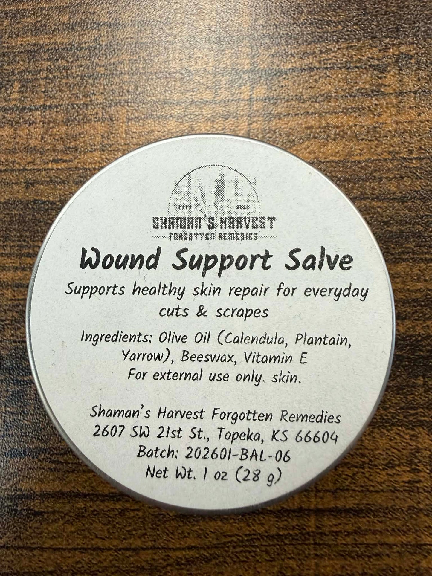 Wound Support Salve - Herbal First Aid for Everyday Skin Care
