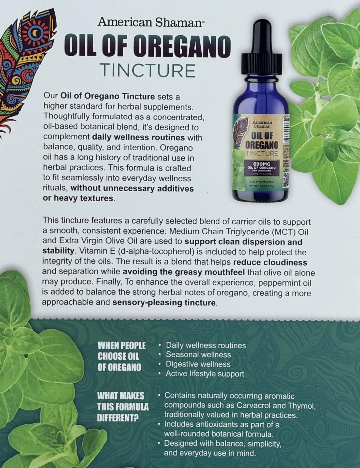 🌿 Oil of Oregano Tincture