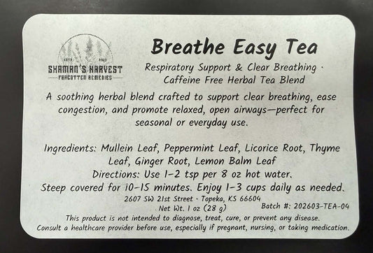 Breathe Easy Tea - Respiratory Support &amp; Clear Breathing