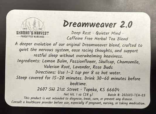 Dreamweaver 2.0 Tea - Deep Rest · Quieter Mind