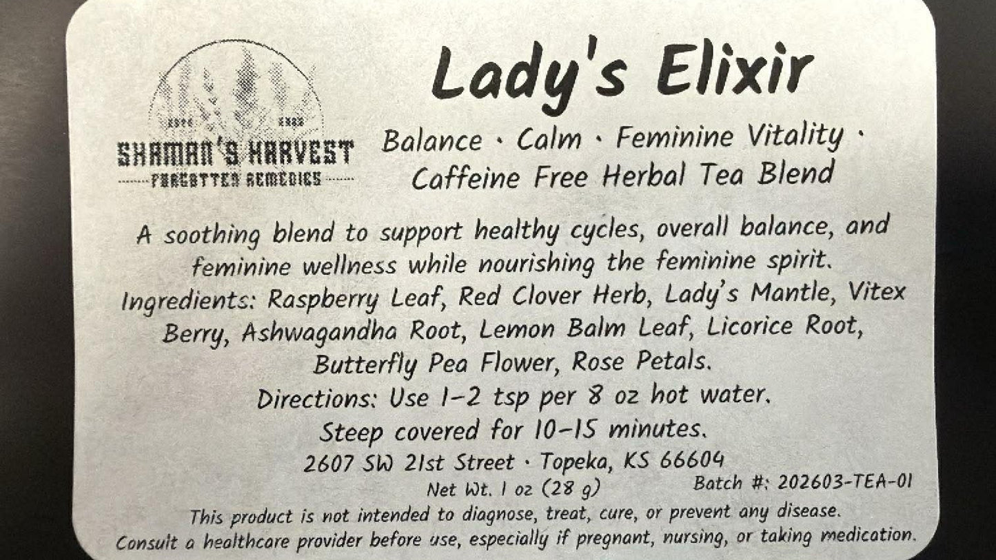 Lady's Elixir Herbal Tea - Balance & Inner Calm